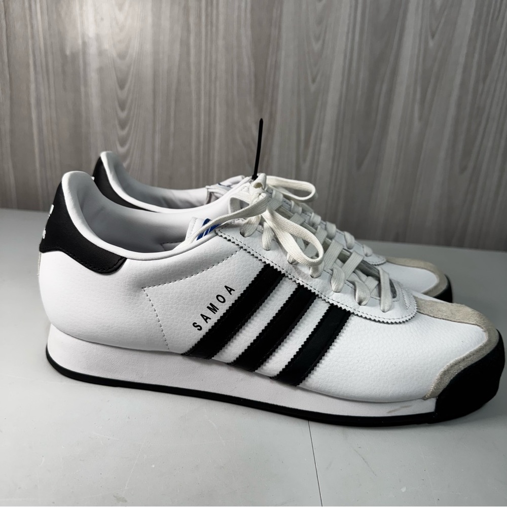 Adidas Originals Samoa White Black Athletic‎ Shoes Sneakers Men’s Sz 11